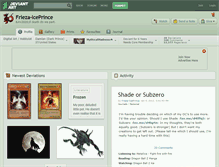 Tablet Screenshot of frieza-iceprince.deviantart.com