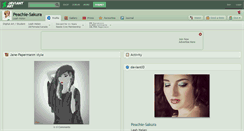 Desktop Screenshot of peachie-sakura.deviantart.com