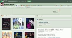 Desktop Screenshot of gargoyles-calendar.deviantart.com
