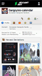 Mobile Screenshot of gargoyles-calendar.deviantart.com