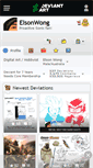 Mobile Screenshot of elsonwong.deviantart.com