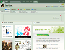 Tablet Screenshot of elsonwong.deviantart.com