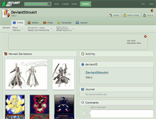 Tablet Screenshot of deviantstinxart.deviantart.com