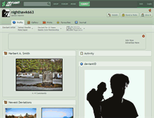 Tablet Screenshot of nighthawk663.deviantart.com