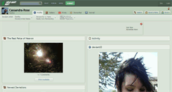 Desktop Screenshot of cassandra-rose.deviantart.com