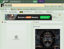 Tablet Screenshot of m2e-xzotic.deviantart.com