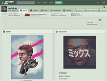 Tablet Screenshot of iwrinkle.deviantart.com