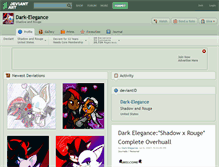 Tablet Screenshot of dark-elegance.deviantart.com