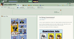 Desktop Screenshot of lnsert-creative-name.deviantart.com