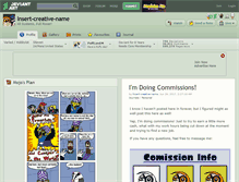 Tablet Screenshot of lnsert-creative-name.deviantart.com