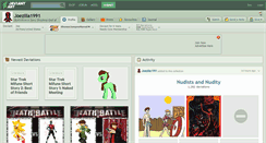 Desktop Screenshot of joezilla1991.deviantart.com