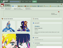 Tablet Screenshot of gintabro.deviantart.com