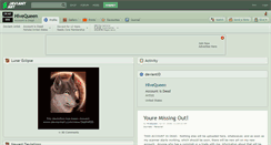 Desktop Screenshot of hivequeen.deviantart.com