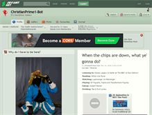 Tablet Screenshot of christianprime1-bot.deviantart.com