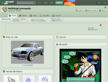 Tablet Screenshot of hellninjacommando.deviantart.com