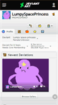 Mobile Screenshot of lumpyspaceprincess.deviantart.com