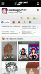 Mobile Screenshot of madmaggie101.deviantart.com