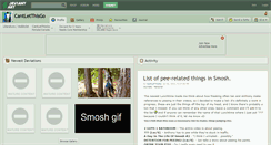 Desktop Screenshot of cantletthisgo.deviantart.com