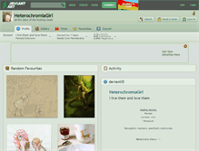 Tablet Screenshot of heterochromiagirl.deviantart.com