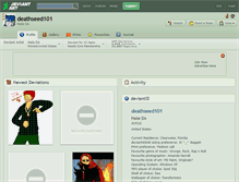 Tablet Screenshot of deathseed101.deviantart.com