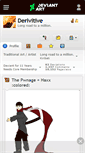 Mobile Screenshot of derivitive.deviantart.com