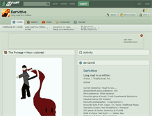 Tablet Screenshot of derivitive.deviantart.com