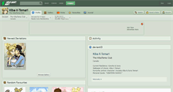 Desktop Screenshot of kiba-x-temari.deviantart.com