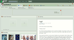 Desktop Screenshot of professaa19.deviantart.com