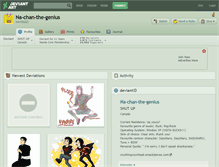 Tablet Screenshot of na-chan-the-genius.deviantart.com