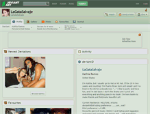 Tablet Screenshot of lagatasalvaje.deviantart.com