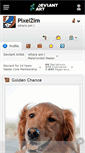 Mobile Screenshot of pixelzim.deviantart.com