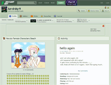 Tablet Screenshot of luv-d-sky-9.deviantart.com