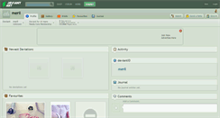 Desktop Screenshot of meril.deviantart.com