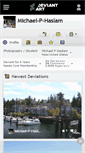 Mobile Screenshot of michael-p-haslam.deviantart.com