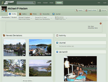 Tablet Screenshot of michael-p-haslam.deviantart.com