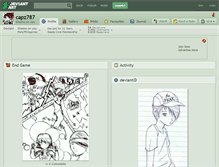 Tablet Screenshot of capz787.deviantart.com