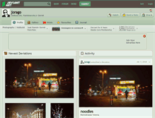 Tablet Screenshot of jorago.deviantart.com