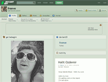 Tablet Screenshot of freewe.deviantart.com
