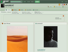 Tablet Screenshot of iamsorry87.deviantart.com
