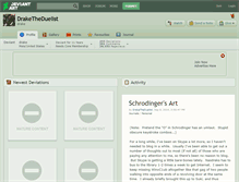 Tablet Screenshot of draketheduelist.deviantart.com