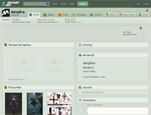 Tablet Screenshot of darqdiva.deviantart.com
