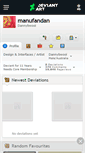 Mobile Screenshot of manufandan.deviantart.com