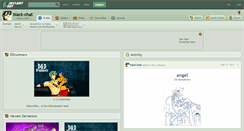 Desktop Screenshot of black-chat.deviantart.com