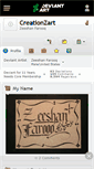 Mobile Screenshot of creationzart.deviantart.com