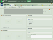 Tablet Screenshot of hadesplz.deviantart.com