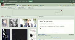 Desktop Screenshot of littlemissmadhatter.deviantart.com
