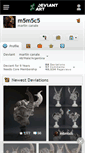 Mobile Screenshot of m5m5c5.deviantart.com