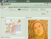 Tablet Screenshot of greenangel5.deviantart.com