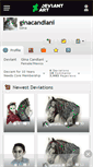 Mobile Screenshot of ginacandiani.deviantart.com