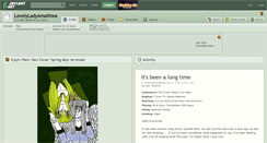 Desktop Screenshot of lovelyladyamalthea.deviantart.com